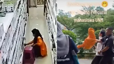 Viral Video Mahasiswi UNM Tertangkap Melakukan Pencurian di Mall