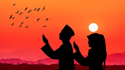 Ilustrasi Berdoa Niat puasa Dzulhijjah. 