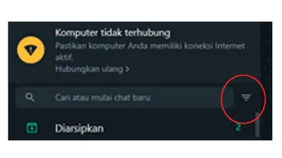 Apa Fungsi Tanda Garis Tiga di Pojok Kanan pada WhatsApp Web?