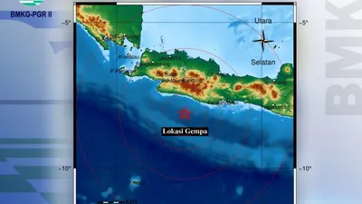 Badan Meteorologi, Klimatologi, dan Geofisika (BMKG) melaporkan adanya gempa di Kabupaten Garut, Jawa Barat, Kamis, 12 November 2022.