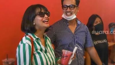 Vanessa Angel dan suaminya, Bibi Ardianysah [Suara.com/Alfian Winanto]