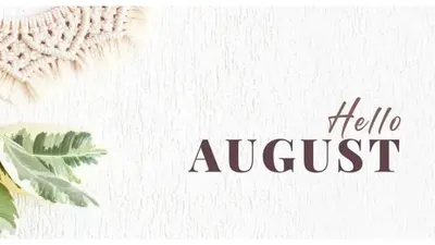 Potret Poster Hello August