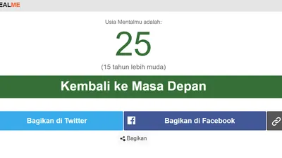 Link Tes Usia Mental Lengkap Dengan Cara Mainnya yang Viral di Media Sosial!