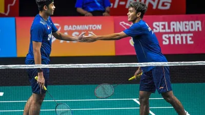 Pasangan muda Indonesia Bagas/Fikri berhasil lolos ke babak selanjutnya di Denmark Open 2022 setelah melibas wakil Malaysia.
