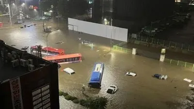 Banjir terjang Seoul, Korea Selatan