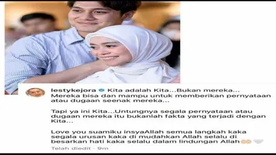 Lesti Kejora Ketahuan Ganti Caption Fotonya Dengan Rizky Billar