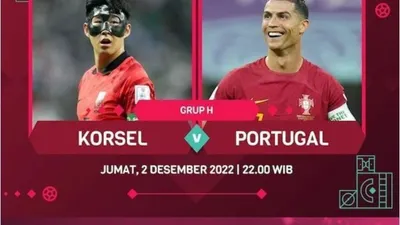 Live Streaming! Korea Selatan Vs Portugal Piala Dunia Qatar 2022 Kick Off 22.00 WIB, Klik di Sini