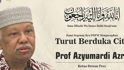 Azyumardi Azra Meninggal di Malaysia, Duka Mendalam dari Keluarga Dewan Pers Tanah Air