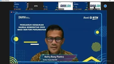 Direktur Finance PT Bank Tabungan Negara (Persero) Tbk. Nofry Rony Poetra