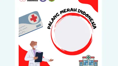Twibbon ucapan Hari Palang Merah Indonesia 2022/