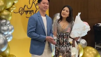 Kevin Sanjaya Melamar Kekasihnya Dihari Ulangtahunnya, Valencia Tanoesoedibjo:&nbsp;Shock Dikasi Kejutan