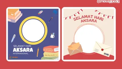 Twibbon Hari Aksara Internasional 2022.