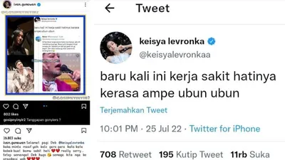 Ivan Gunawan Minta Maaf Setelah Penyanyi Keisya Levronka Membuat Cuitan Sakit Hati di Twitter