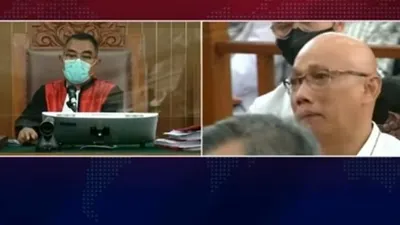 Susanto Haris selaku mantan Kepala Bagian Penegakan Hukum Provos Divisi Propam memberikan kesaksiannya saat diperintah Ferdy Sambo.
