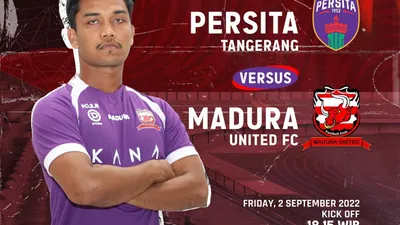 Link Live Streaming Bola Persita vs Madura United BRI Liga 1 Jumat 2 September 2022 Kick Off Pukul 18.15 WIB