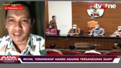 akim Agung Sudrajat Dimyati Diduga Tersandung Kasus Korupsi, Moral Advokat Dianggap Menurun/ YouTube TvOneNews