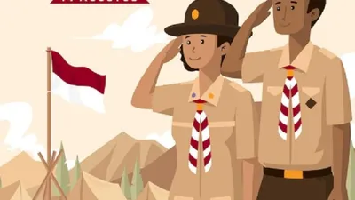 ilustrasi pramuka
