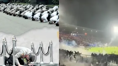 Sujud Massal Minta Maaf, Polri Kekeh Gas Air Mata Bukan Penyebab Kematian Tragedi Kanjuruhan