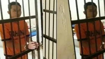 Anggota Polres Pasuruan Bripda Randy Bagus tersangka kasus meninggalnya mahasiswi Universitas Brawijaya (UB) Novia Widyasari. 