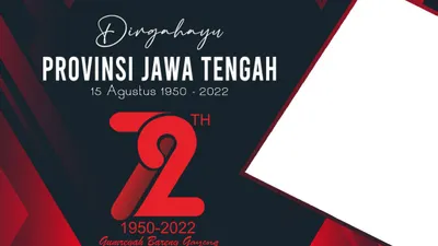 Link twibbon Hari Jadi Jawa Tengah ke-72 tahun 2022