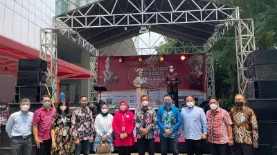 bank bjb mendukung acara Festival Kuliner Minangkabau 2022 melalui DigiCash. Acara digelar di Pasaraya Blok M, Jakarta Selatan