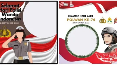 20 Link Twibbon Hari Polwan Besok 1 September 2022, Cocok untuk Status di Facebook, Instagram hingga WhatsApp 