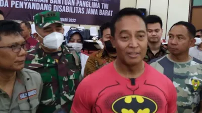 Panglima TNI Jenderal Andika Perkasa. Andika baru saja memperbolehkan keturunan PKI mendaftar seleksi prajurit TNI.