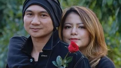 Anji dan istrinya, Wina Natalia / Instagram
