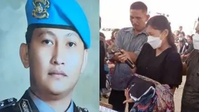 Momen Pilu Vera Simanjuntak Kekasih Brigadir J Saat Menangis di Depan Peti Jenazah dan Ucap Kalimat Perpisahan