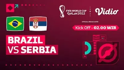 Link Live Streaming Brasil vs Serbia Piala Dunia 2022 pukul 02.00 WIB 25 November 2022