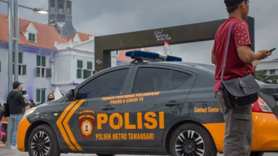 Ilustrasi polisi.
