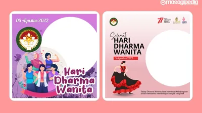 Link Twibbon Hari Dharma Wanita Nasional 5 Agustus 2022.