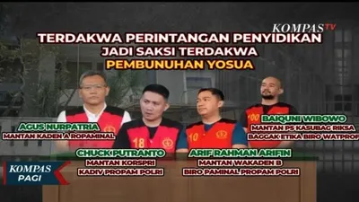 Menarik! 4 Terdakwa Perintangan Penyidikan Jadi Saksi Persidangan Pembunuhan Berencana Yosua, Inilah Daftar Namanya