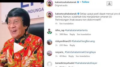 kerap dituding hanya melindungi anak-anak jenderal dan pejabat, Kak Seto akhirnya buka suara