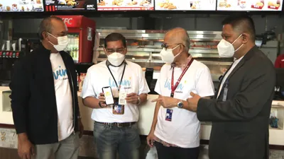 Bank Mandiri menggandeng dua restoran cepat saji KFC dan Taco Bell yang bernaung di bawah PT Fast Food Indonesia Tbk (FAST). (dok. Bank Mandiri)