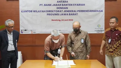 bank bjb syariah sinergi dengan Kantor Wilayah Direktorat Jendral Perbendaharaan Provinsi Jawa Barat