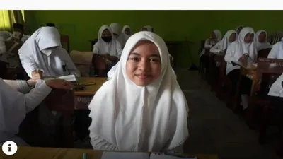 Jingga terdaftar sebagai siswi salah satu MAN di Pringsewu, Lampung/nu.or.id