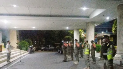 Cegah Kerumunan, Satpol PP Bersiaga di Jakarta Utara/ Ist.