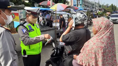 Ilustrasi penegakan prokes. Operasi Prokes Polsek Cisarua/ istimewa