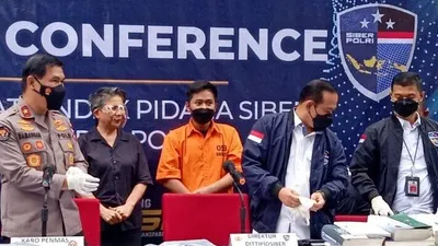 Doni Salmanan berbaju tahanan
