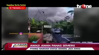 Erupsi Gunung Semeru Berstatus Awas, Bupati Lumajang Memutuskan Tanggap Darurat Hingga 14 Hari Kedepan!