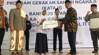 Program Gerakan Santri Ngahaji (Kataji) bank bjb syariah di Pesantren Al-Ittihad Cianjur
