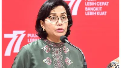 Menteri Keuangan, Sri  Mulyani.