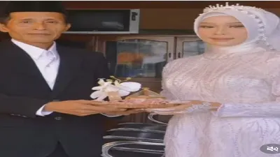  Viral, Pengantin Beda Usia Jauh / instagram @terangmedia