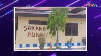 Anggota Polri Coret Kantor Polisi Luwu dengan Tulisan Sarang Pungli, Ternyata ODGJ?