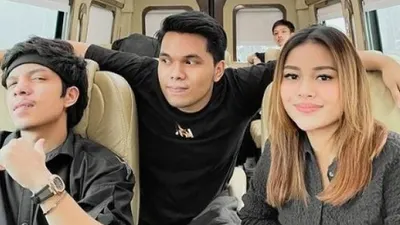 Atta Halilintar, Thariq Halilintar, dan Aurel Hermansyah / dok. Instagram
