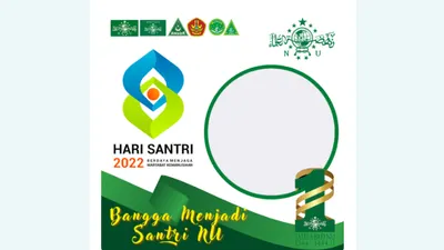 Twibbon Hari Santri 2022 NU.