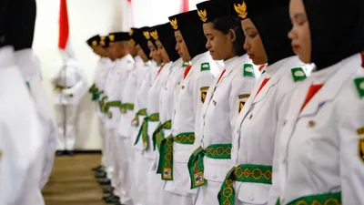 Sebanyak 70 anggota Paskibraka dikukuhkan Pemkot Kediri.