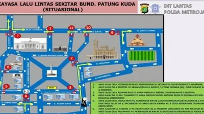 Ada Demo 11 April BEM SI, Polisi Siapkan Pengalihan Arus Lalu Lintas di Istana Negara dan DPR, Ini Titiknya