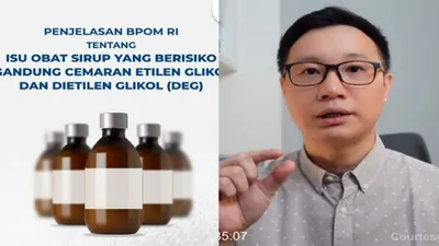 Antisipasi  Gangguan Ginjal, Kemenkes Larang Penggunaan Obat Sirup, Dokter Gerry Jawab Kegelisahan Para Ibu/ Instagram @bpom_ri dan YouTube Dr. Gerry &amp; Miche)